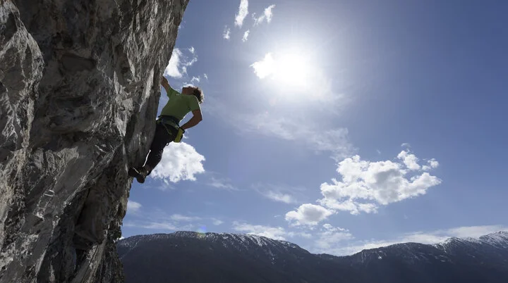 Outdoor-Klettern am Fels | © DAV/Wolfgang Ehn